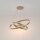 Lustre LED Aluminium Ø 80 cm H : max. 120 cm rond