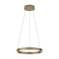 Lustre LED aluminium Ø 40 cm rond H : max. 120 cm