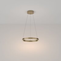 Lustre LED aluminium Ø 40 cm rond H : max. 120 cm