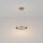 Lustre LED aluminium Ø 40 cm rond H : max. 120 cm