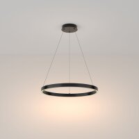 Lustre LED anneau rond Ø 60 cm H : max. 120 cm