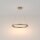 Lustre LED aluminium rond Ø 60 cm H : max. 120 cm
