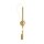 Applique LED aluminium H : 84,4 cm en or blanc 600 lm