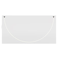 Luminaire suspendu LED aluminium blanc chaud 3000 K 2200 lm