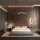 Lampe à suspendre LED aluminium noir or allongée YARA