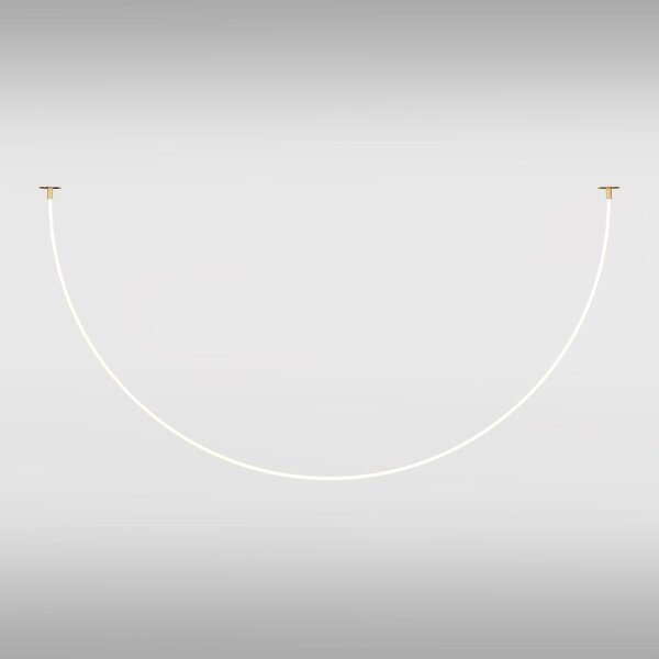 Lampe LED suspendue Aluminium doré blanc 2200 lm Moderne