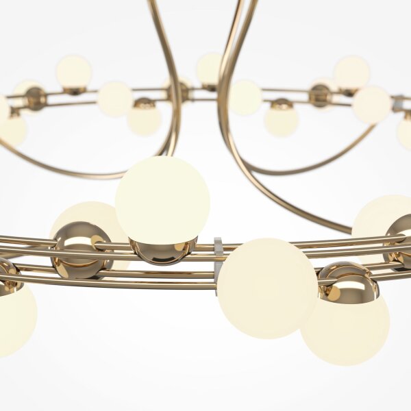 Plafonnier LED en acier inoxydable 3000 K lumière blanche chaude