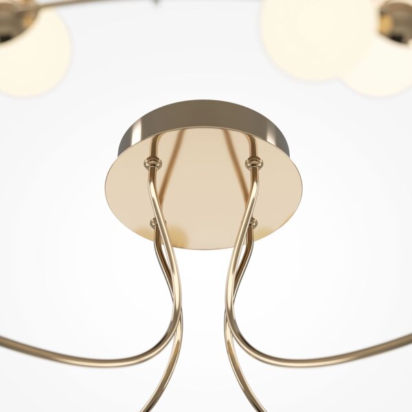 Plafonnier LED en acier inoxydable 3000 K lumière blanche chaude