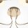 Plafonnier LED en acier inoxydable 3000 K lumière blanche chaude