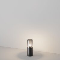 Lampadaire extérieur verre aluminium E27 IP54 25...