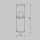 Lampadaire extérieur verre aluminium E27 IP54 25 cm rond