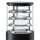 Borne déclairage aluminium 25 cm IP54 noir E27 rond