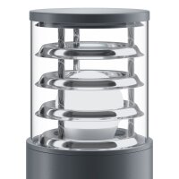 Borne déclairage aluminium E27 IP54 hauteur 25 cm...
