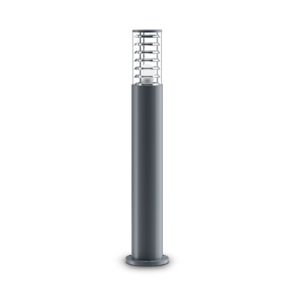 Borne déclairage aluminium 79,6 cm IP54 Gris E27 rond