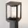 Lampadaire extérieur aluminium E27 IP54 hauteur 75 cm graphite
