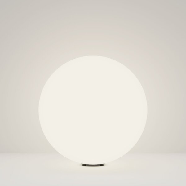 Lampe dextérieur avec piquet de terre E27 IP54 49 cm Gris Blanc rond