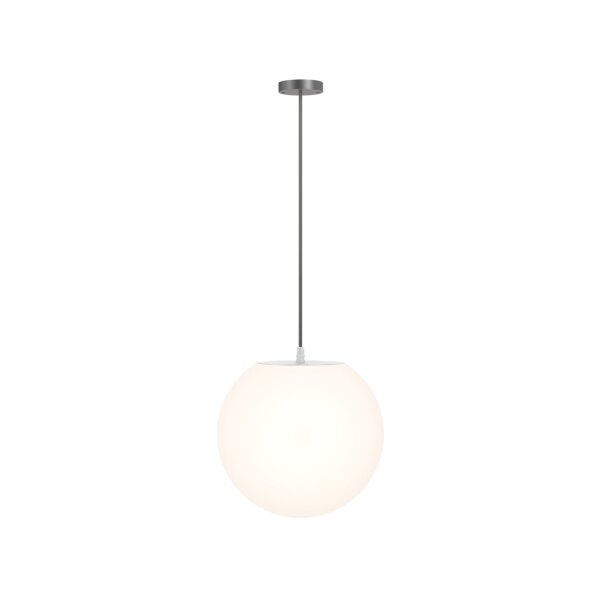 Lampe dextérieur ronde Ø 30 cm H : max. 150 cm IP54 Gris Blanc
