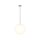 Lampe dextérieur ronde Ø 30 cm H : max. 150 cm IP54 Gris Blanc