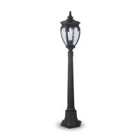 Lampe dall&eacute;e en aluminium verre 113 cm IP44 en...