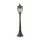 Lampadaire extérieur aluminium verre hauteur 113 cm IP44 E27