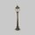 Lampadaire extérieur aluminium verre hauteur 113 cm IP44 E27