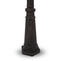 Candélabre en aluminium verre 239 cm IP44 en...