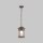 Suspension extérieure aluminium verre E27 IP44 Marron TIMO