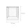 Luminaire de socle aluminium E27 IP65 25,5 cm graphite carré