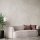 Lampadaire métal tissu E27 158 cm nickel blanc rond