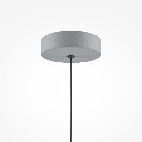 Lampe à suspendre métal E27 Ø 35 cm rond H : max. 318 cm Gris