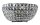 Applique murale m&eacute;tal E14 25,5 cm de large nickel 2 flammes