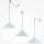 Lampe à suspendre métal ronde Ø 35 cm H : max. 318 cm Blanc E27