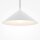 Lampe à suspendre métal ronde Ø 35 cm H : max. 318 cm Blanc E27