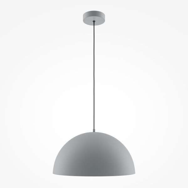 Lampe à suspendre métal E27 ronde D : 35 cm H : max. 320 cm Gris