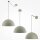 Suspension métal Ø 35 cm rond H : max. 320 cm E27