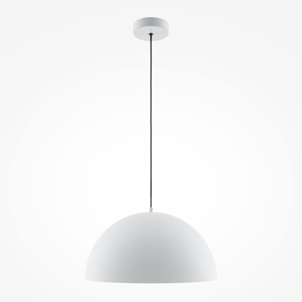 Suspension métal ronde D : 35 cm H : max. 320 cm Blanc