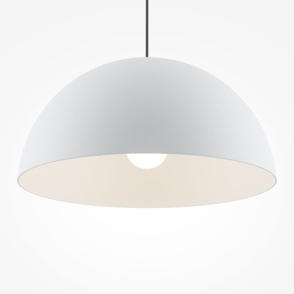 Suspension métal ronde D : 35 cm H : max. 320 cm Blanc