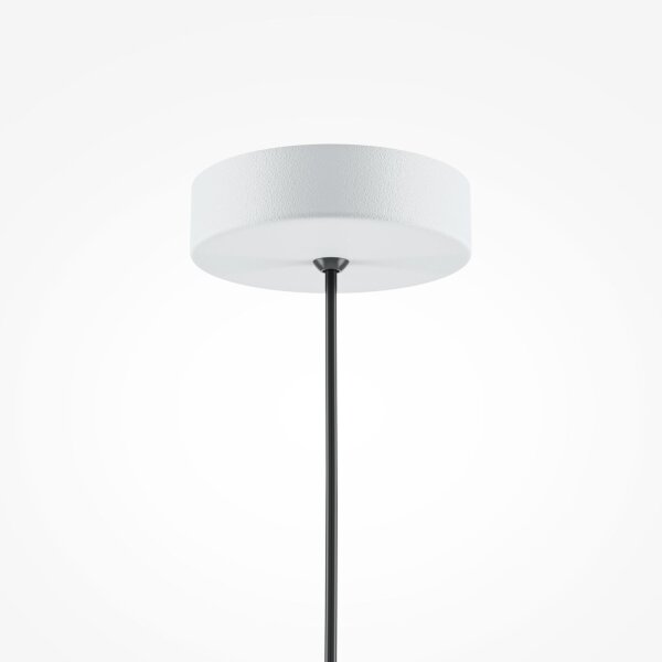 Suspension métal ronde D : 35 cm H : max. 320 cm Blanc