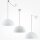 Suspension métal ronde D : 35 cm H : max. 320 cm Blanc