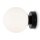 Lampe de miroir verre métal E14 D : 15 cm rond Moderne