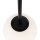 Lampe à suspendre métal verre E14 Ø 15 cm rond noir blanc