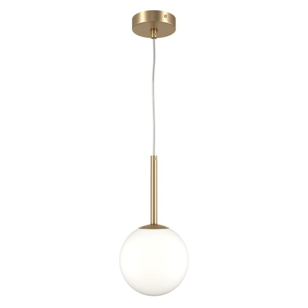 Lampe à suspendre métal verre E14 D : 15 cm H : max. 180 cm