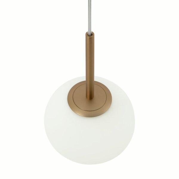 Lampe à suspendre métal verre E14 D : 15 cm H : max. 180 cm