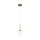 Lampe à suspendre métal verre E14 D : 15 cm H : max. 180 cm
