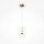 Lampe à suspendre métal verre E14 D : 15 cm H : max. 180 cm