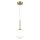 Lampe à suspendre métal verre E14 D : 15 cm H : max. 180 cm