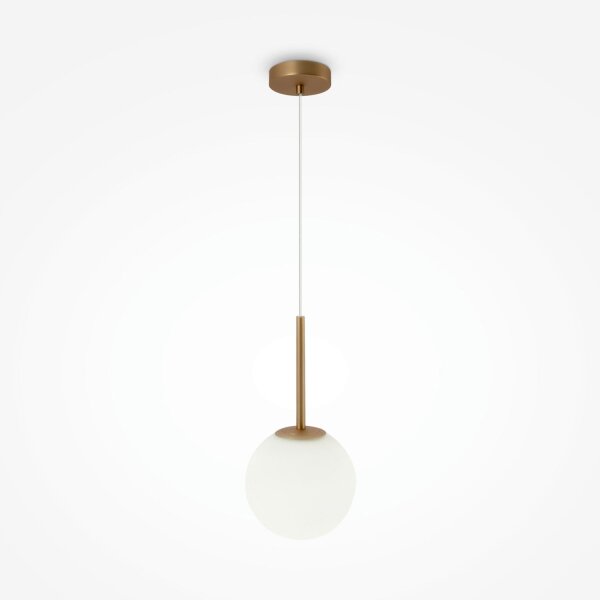 Lampe à suspendre métal verre Ø 18 cm rond H : max. 180 cm