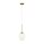 Lampe à suspendre métal verre Ø 18 cm rond H : max. 180 cm