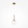 Lampe à suspendre métal verre Ø 18 cm rond H : max. 180 cm