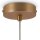 Lampe à suspendre métal verre D : 20 cm rond H : max. 180 cm